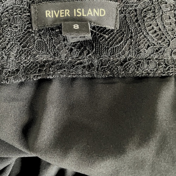 River Island Black Lace Maxi Skirt US 4 NWOT - Picture 10 of 10